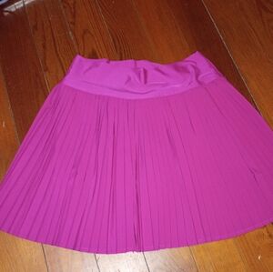Women's Pleated Pink Skirt - Classic A-Line Style